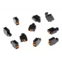 Vadu savienotājs AXIS 5505-261, 2-pin, 2.5 mm solis, pelēks, iepakojums 10 gab.