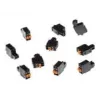 Vadu savienotājs AXIS 5505-261, 2-pin, 2.5 mm solis, pelēks, iepakojums 10 gab.