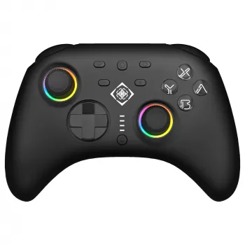 Spēļu kontrolieris Deltaco GAM-198 Melns — Bluetooth un USB (Type-C) Nintendo Switch, Switch 2, Switch OLED, Android, PC