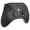 Spēļu kontrolieris Deltaco GAM-198 Melns — Bluetooth un USB (Type-C) Nintendo Switch, Switch 2, Switch OLED, Android, PC
