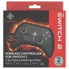 Spēļu kontrolieris Deltaco GAM-198 Melns — Bluetooth un USB (Type-C) Nintendo Switch, Switch 2, Switch OLED, Android, PC