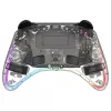 Spēļu kontrolieris Deltaco Gaming GAM-198-T Caurspīdīgs Bluetooth/USB-C Nintendo Switch, Switch 2, Switch OLED, Android, PC