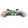 Spēļu kontrolieris Deltaco Gaming GAM-198-T Caurspīdīgs Bluetooth/USB-C Nintendo Switch, Switch 2, Switch OLED, Android, PC