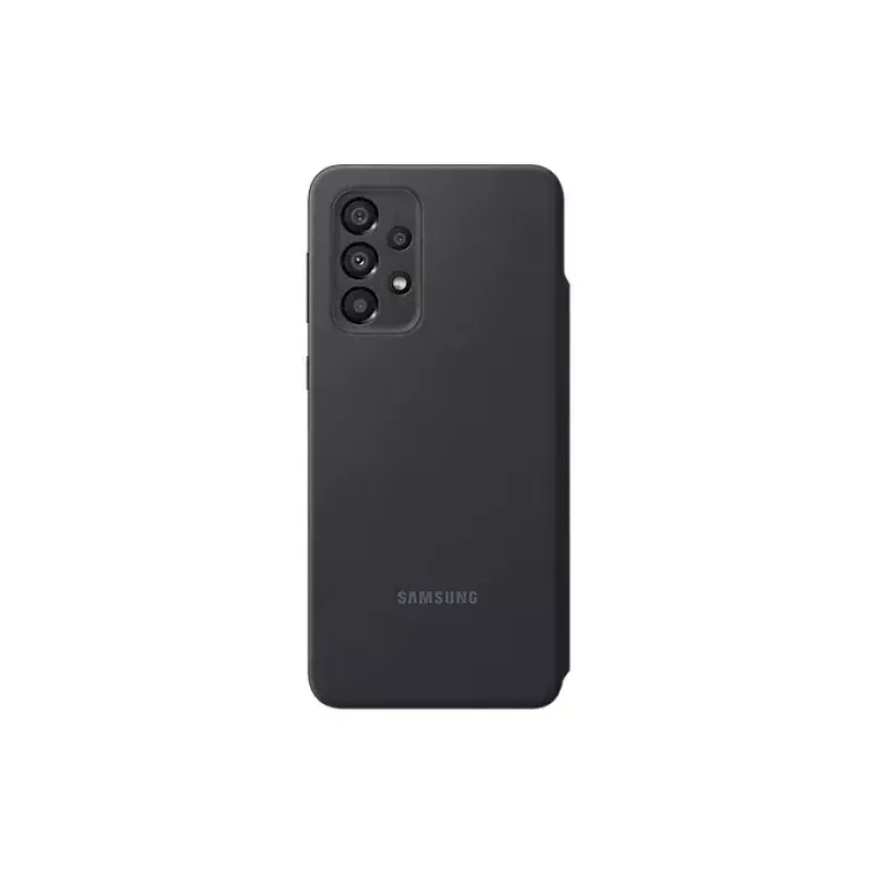 Macīgs vāciņš Samsung EF-EA336PBEGEW Galaxy A33 5G, 6.4 collu ekrānam, melns, 1 kabatiņa kartei