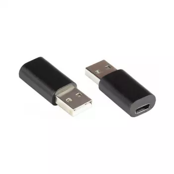 Alcasa USB-AD200 Kabeļa Adapteris USB A uz USB C Melns
