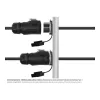 Good Connections IC01-20P303 - S1 - Strāvas kabelis (3 kontaktu) - Melns - Taisns - Metāls - Plastmasa - Zelts - Vara sakausējums