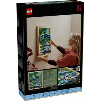 LEGO Art 31220 Klods Monē — Dīķis ar ūdensrozēm