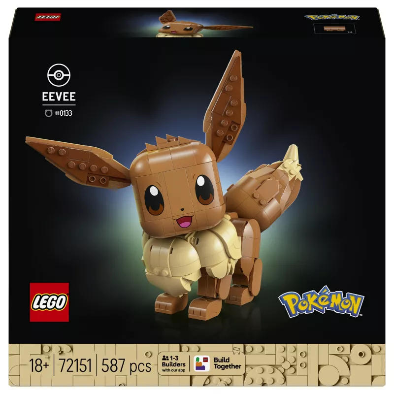 LEGO Pokémon Evoli (72151) – Būvējams kolekcionējams modelis