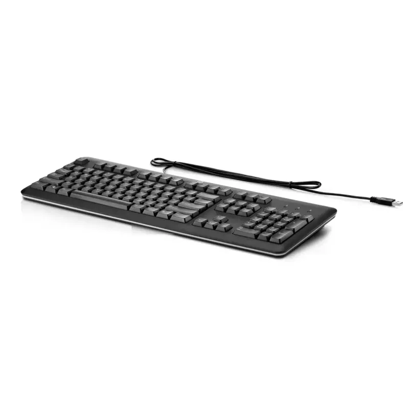 HP USB tastatūra pilna izmēra vadu melna QY776AA#ABE