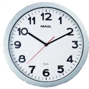 Jakob Maul GmbH sienas pulkstenis MAULstep O 35 cm Sudrabs (9053695)