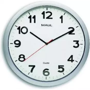 Jakob Maul GmbH Sienas pulkstenis MAULstep O 40 cm Sudrabs (9054195)
