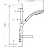 Dušas sistēma Hansgrohe Croma 100 27771000 Hromēta