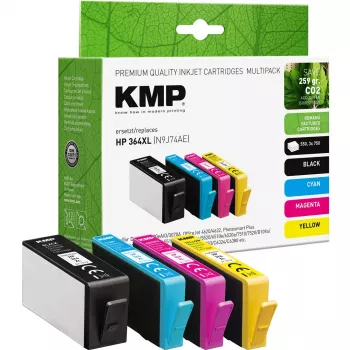 KMP kasetne HP Nr.364XL N9J74AE bk,c,m,y remanufactured