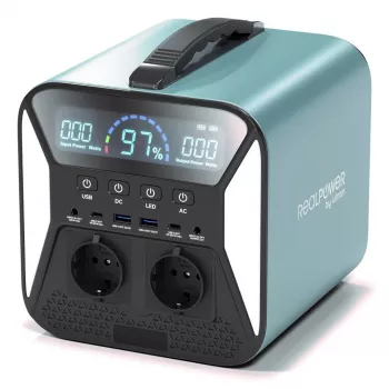 Pārnēsājama enerģijas stacija RealPower PS-300C 76800 mAh