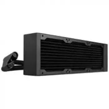 CPU šķidruma dzesēšanas radiators SilentiumPC LYNK+ 360 Slim LED — melns
