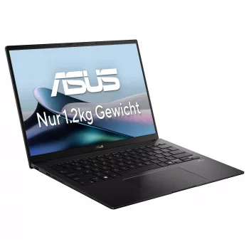 ASUS Zenbook 14 OLED UM3406GA-QD032W Klēpjdators, AMD Ryzen AI 7 445, 14 collu WUXGA, 32GB RAM, 1TB SSD, Windows 11 Home, Melns