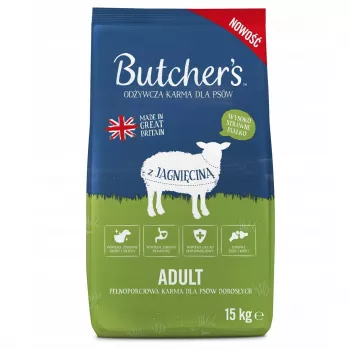 Butcher's Original sausā barība suņiem ar jēru, 15 kg