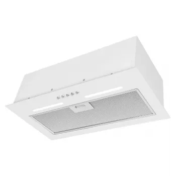 Iebūvējamā tvaika nosūcēja nosūcējs MPM MPM-45-OW-06/W — 450 mm, 645 m³/h, 3 ātrumi, alumīnija tauku filtrs, balts