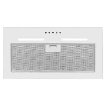 Iebūvējamā tvaika nosūcēja nosūcējs MPM MPM-45-OW-06/W — 450 mm, 645 m³/h, 3 ātrumi, alumīnija tauku filtrs, balts