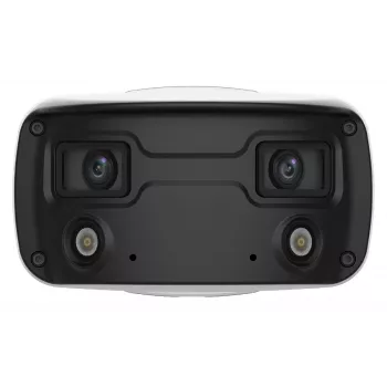IP kamera Uniview IPC2K28SE-ADF40KMC-WL-I0, 2x 4 MP, 180° panorāmas, 4 mm, PoE, IP67