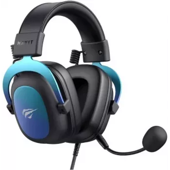 HAVIT H2002U PRO Bluetooth spēļu austiņas ar mikrofonu, Melns/Zils