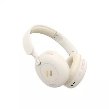 Bezvadu Bluetooth austiņas HAVIT H655BT PRO — Over-ear, bēšā krāsā