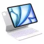 Inateck KB09119 Bluetooth tastatūras futrālis iPad Air 11" / iPad Pro 11", QWERTZ, balts