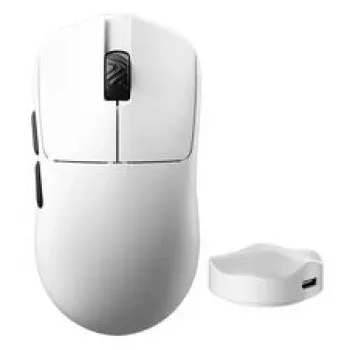 Bezvadu spēļu pele Scyrox V6 — 8000 Hz polling, 8K dongle, Kailh optiskie slēdži, balta
