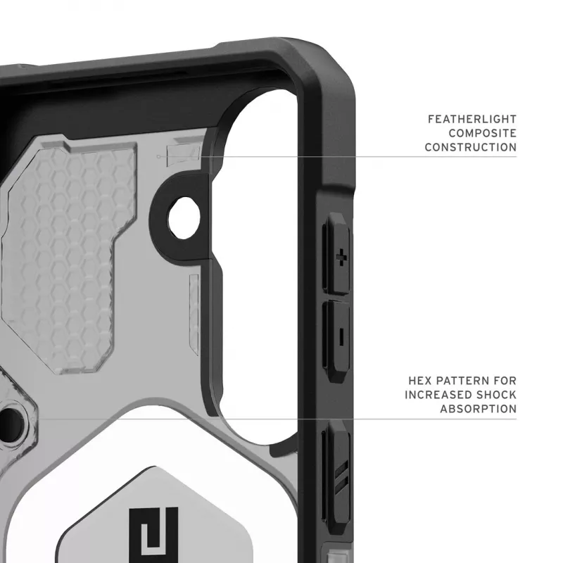UAG Urban Armor Gear Pathfinder Maciņš ar Magnētu Moduli | Samsung Galaxy S26 | pelnu (pelēks caurspīdīgs)/Melns | 214528113140