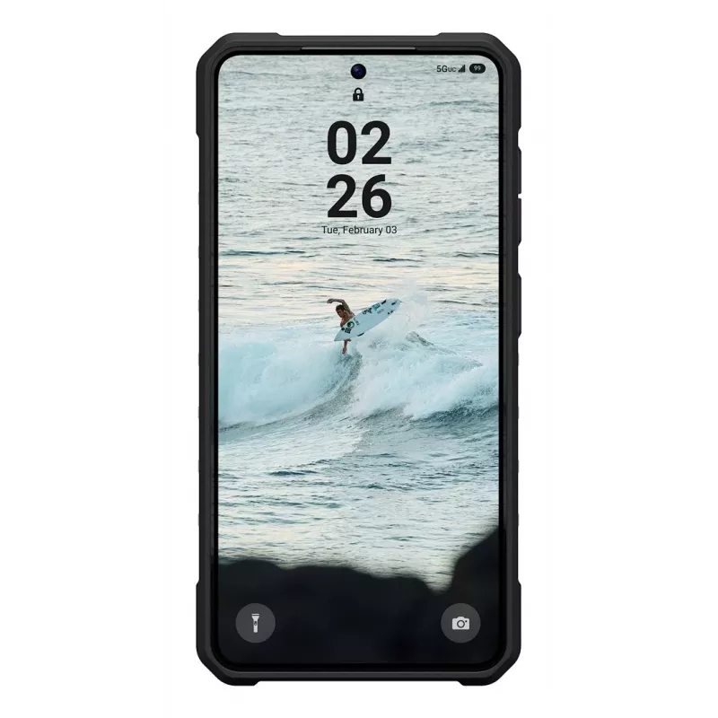 UAG Urban Armor Gear Pathfinder Maciņš ar Magnētu Moduli | Samsung Galaxy S26 | pelnu (pelēks caurspīdīgs)/Melns | 214528113140