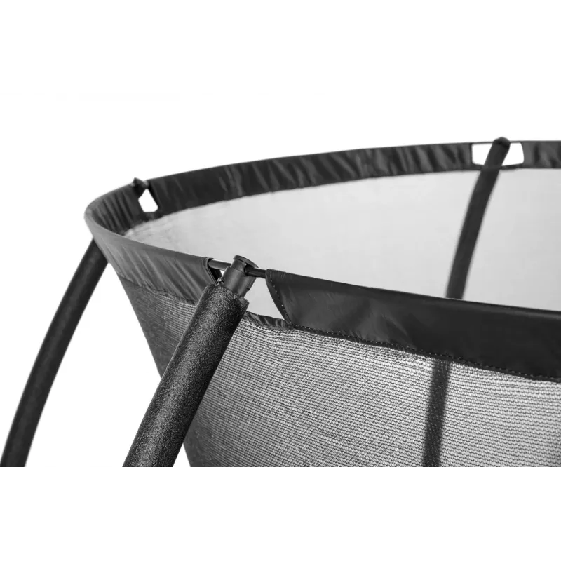 Āra batuts Salta Cosmos 427 cm — modelis 5263A, melns, apaļš ar drošības tīklu