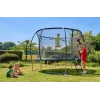 Āra batuts Salta Cosmos 427 cm — modelis 5263A, melns, apaļš ar drošības tīklu