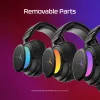 Bezvadu spēļu austiņas KINGSTON HyperX Cloud Flight 2 ar USB-C un Bluetooth, balta