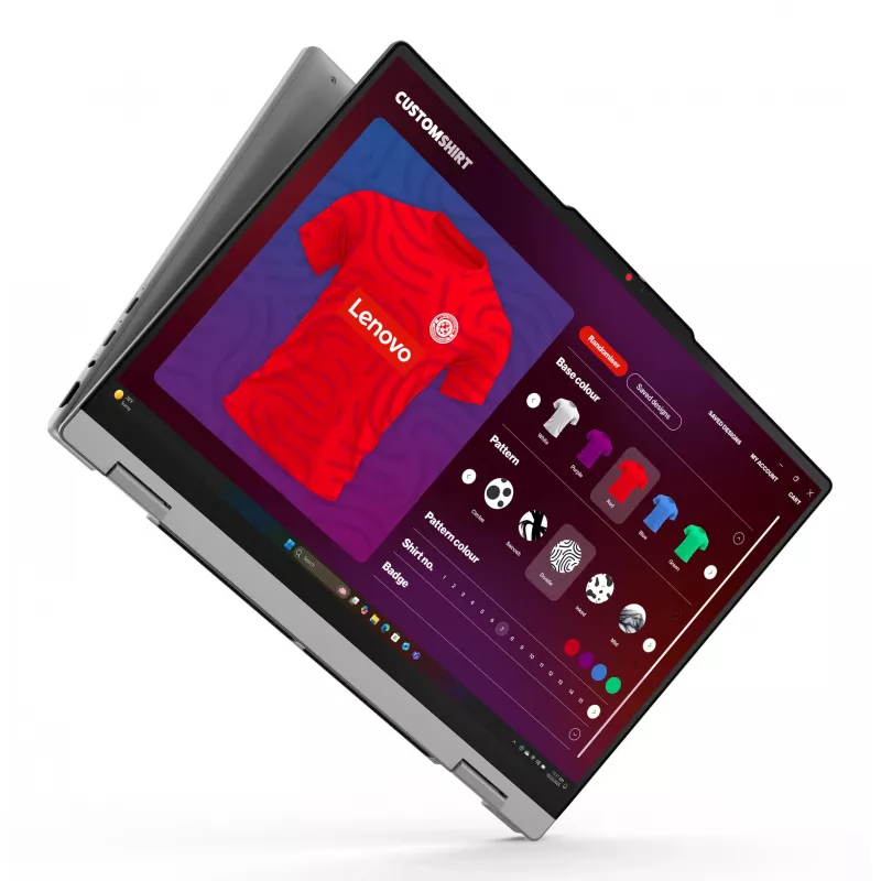 Lenovo IdeaPad 5 2-in-1 15AGP11 Copilot+ PC AMD Ryzen™ AI 5 430 Hibrids (2-in-1) 38.9 cm (15.3 collu) Skārienjutīgs WUXGA 16 GB DDR5-SDRAM 512 GB SSD Wi-Fi 7 (802.11be) Windows 11 Home German Grey