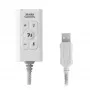Audio karte Mars Gaming MSC2W 7.1 USB balta 3.5mm