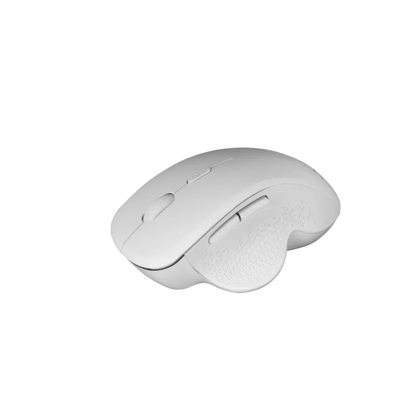 Mars Gaming MMWERGO Bezvadu Ergonomiska Pele Balta, Labā Rokai, Mehāniska, RF Bezvadu, 3200 DPI, Balta