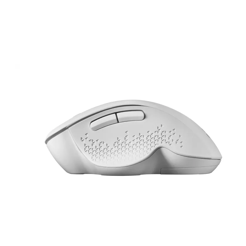 Mars Gaming MMWERGO Bezvadu Ergonomiska Pele Balta, Labā Rokai, Mehāniska, RF Bezvadu, 3200 DPI, Balta