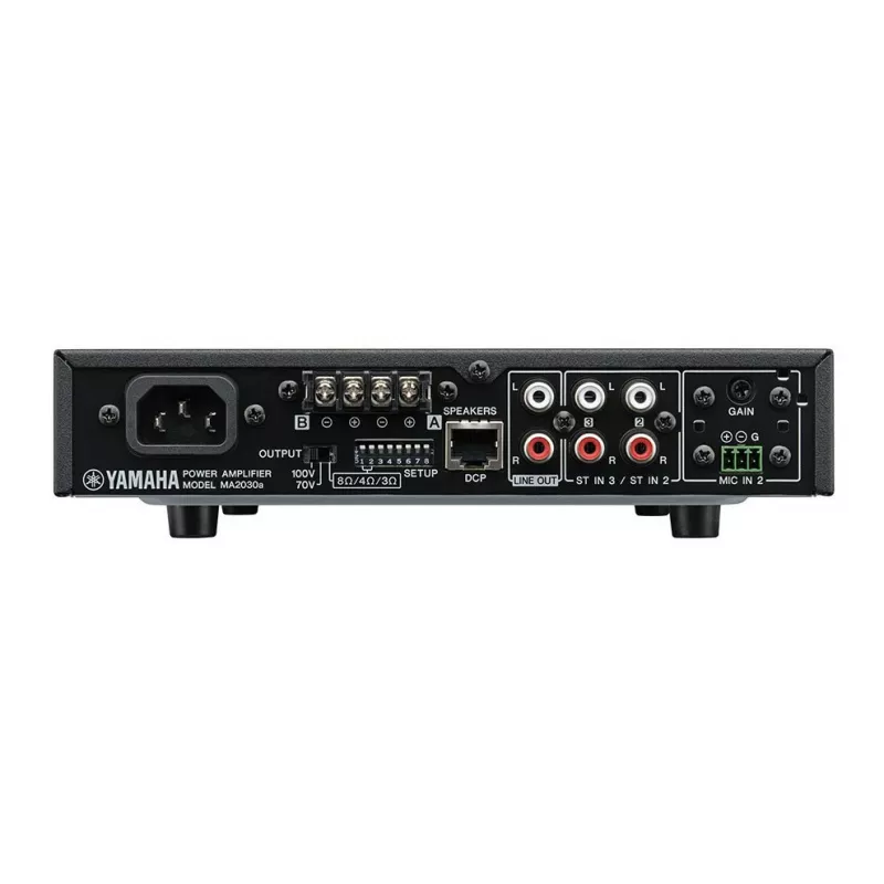 Yamaha MA2030A audio pastiprinātājs 2.0 kanāli PA sistēmai Melns