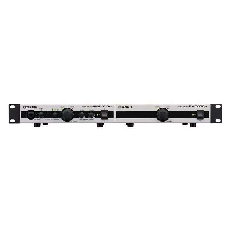 Yamaha MA2030A audio pastiprinātājs 2.0 kanāli PA sistēmai Melns