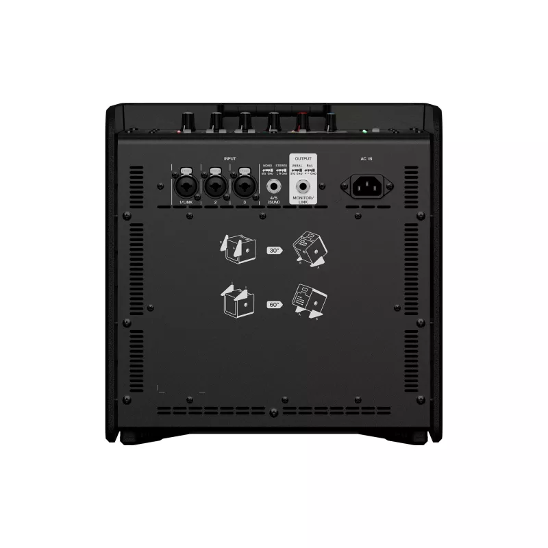 Brīvi stāvoša PA sistēma YAMAHA STAGEPAS 200BTR — 180 W, 2-virzienu, 60–20000 Hz, melna