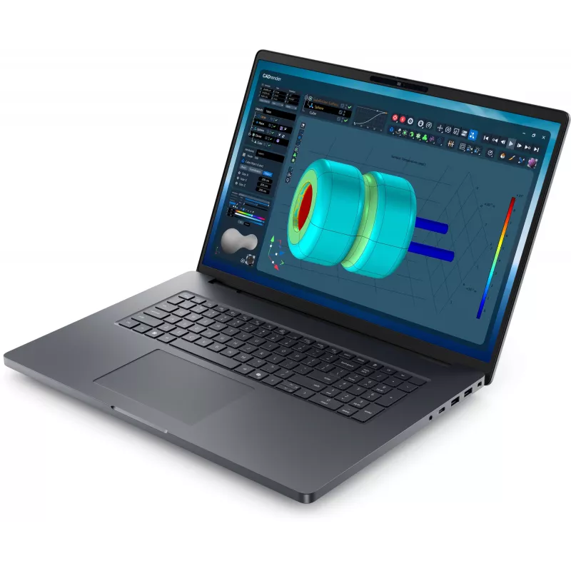 DELL Pro Max 18 Plus MB18250 Mobilā darbstacija Intel Core Ultra 7 265HX 45,7 cm (18 collu) Quad HD+ 32 GB DDR5-SDRAM 1 TB SSD NVIDIA RTX PRO 2000 Blackwell Wi-Fi 7 (802.11be) Windows 11 Pro Melna