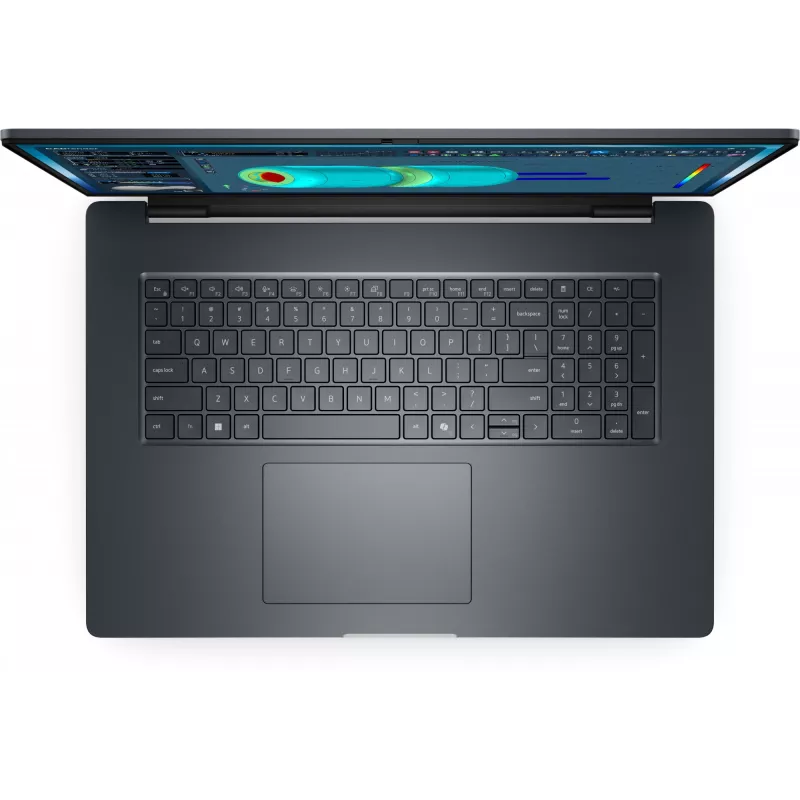 DELL Pro Max 18 Plus MB18250 Mobilā darbstacija Intel Core Ultra 7 265HX 45,7 cm (18 collu) Quad HD+ 32 GB DDR5-SDRAM 1 TB SSD NVIDIA RTX PRO 2000 Blackwell Wi-Fi 7 (802.11be) Windows 11 Pro Melna
