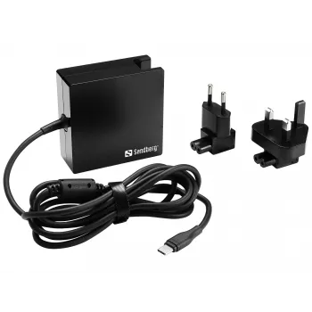 Sandberg USB-C PD AC lādētājs 90W EU+UK, iekštelpām, AC, 20.2 V, 4.5 A, 1.8 m, Melns