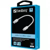 Sandberg USB-C 3.1 > USB-A 3.0 0.2M, balts