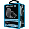 Sandberg In Car Magnetic Wireless Charger 15W, automobiļa bezvadu lādētājs ar magnētu, USB, 1,2 m, melns