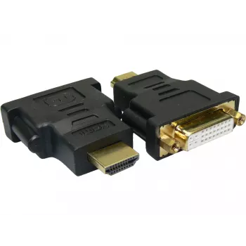Sandberg Adapter DVI-F - HDMI-M, HDMI, DVI, Melns