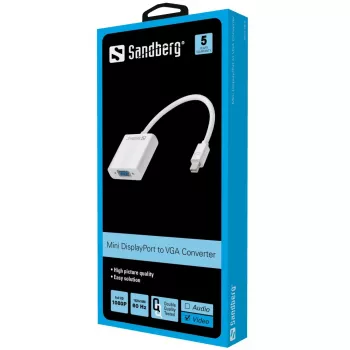 Sandberg Adapter Mini DisplayPort>VGA