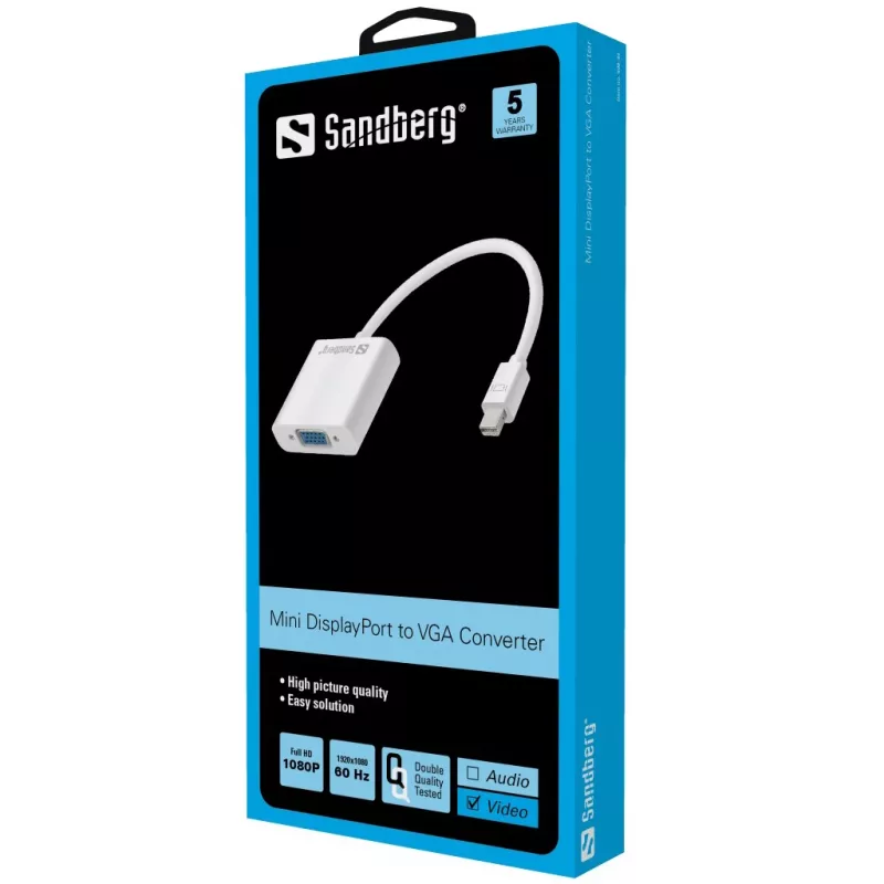 Sandberg Adapter Mini DisplayPort>VGA