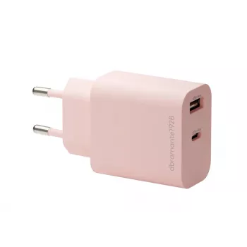 dbramante1928 re-charge - EU sienas lādētājs USB-C 20W + USB-A 18W
