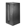StarTech.com 4-Stabu 26U Sienas Tīkla Skapis ar 1U Plauktu, 19 collu Eņģu Sienas Servera Rack Datu/AV/Elektronikas/Datoru Iekārtām, Elastīgs Ventilējams Rack Korpuss